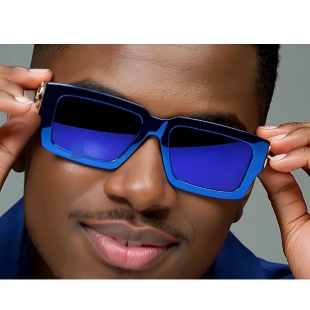 Retro Oversize Thick Plastic Horn Rim Flat Top Mobster Sunglasses Luxury Lentes